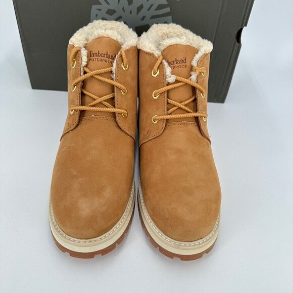 Timberland Men\'s Richmond Ridge Chukka Boots Wheat Nubuck Lace-Up 7 Lug Sole